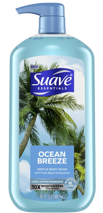 Suave Ocean Breeze Refreshing Body Wash Pump