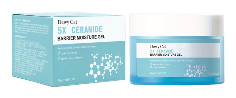 Dewy Cat 5x Ceramide Soothing Repair Skin Barrier Relieve Acne Moisturizing Body Facial Cream