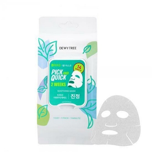 Dewytree Pick And Quick 2 Weeks Soothing Mask 14 Sheets