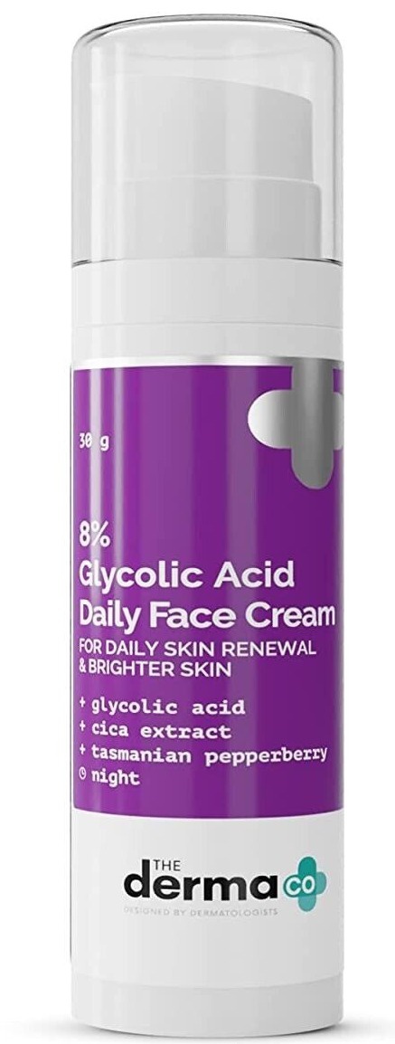 The derma CO 8% Glycolic Acid Daily Face Cream