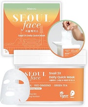 Dermal Seoul Face Snail 3x Daily Quick Mask 36 Sheet