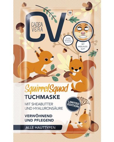CadeaVera CV Squirrel Squad Tuchmaske