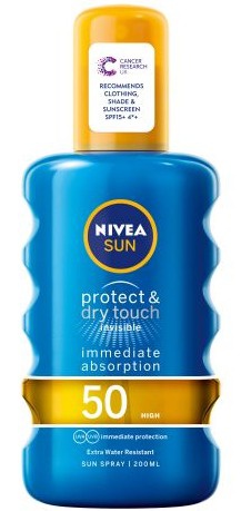 Nivea Sun Protect & Dry Touch Sunscreen Spray SPF50