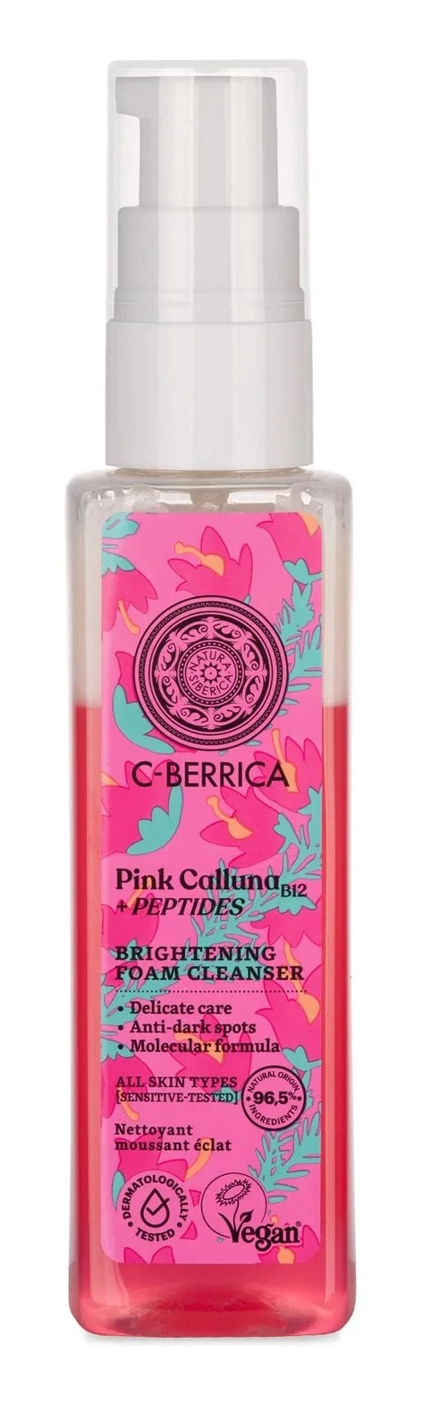 Natura Siberica C-Berrica Pink Calluna Brightening Foam Cleanser