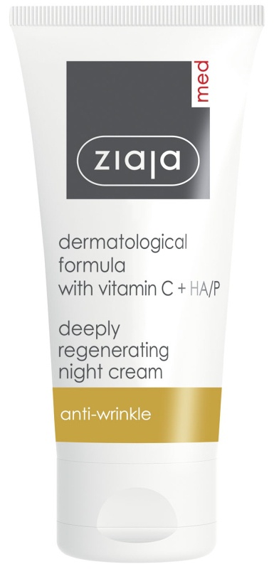 Ziaja Med Vitamin C + HA/P Deeply Regenerating Night Cream