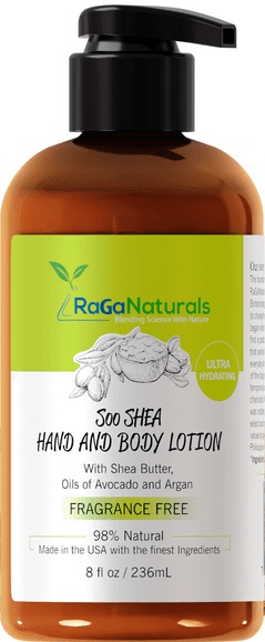 RaGaNaturals Fragrance Free Hand And Body Lotion