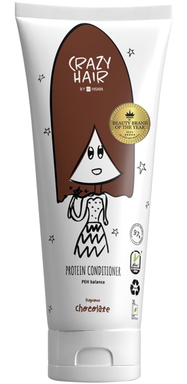 Hiskin Crazy Hair Protein Conditioner Chocolate