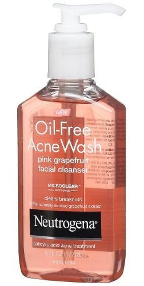 Neutrogena Oil Free Acne Face Wash (pink Grapefruit)