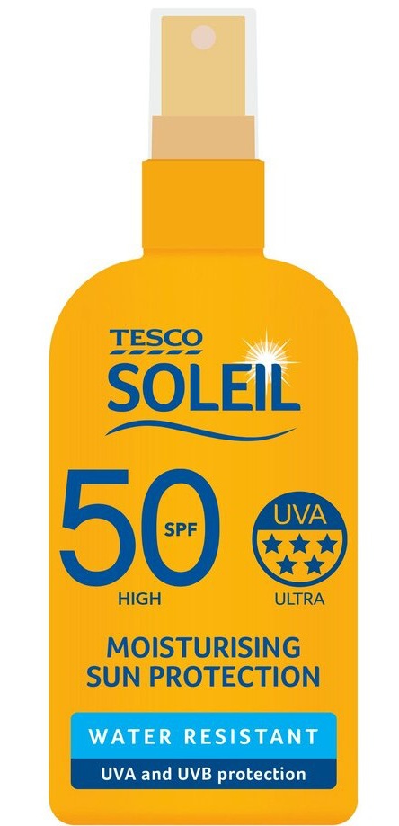 Tesco Soleil SPF 50 High Spray