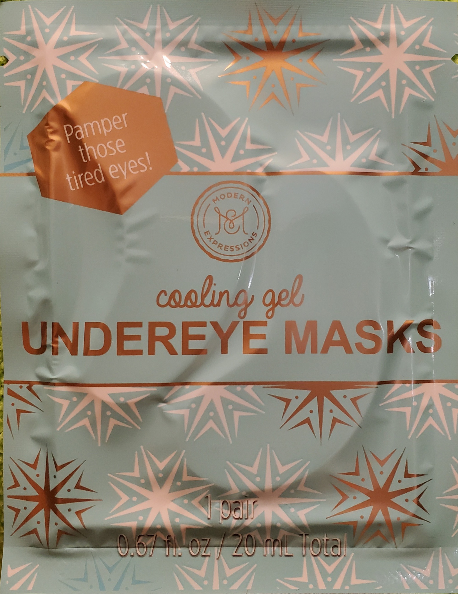 Walgreens Modern Expressions Cooling Gel Undereye Masks