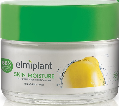 Elmiplant Skin Moisture - Gel-crema Intens Hidratant 24h Pentru Ten Normal/mixt