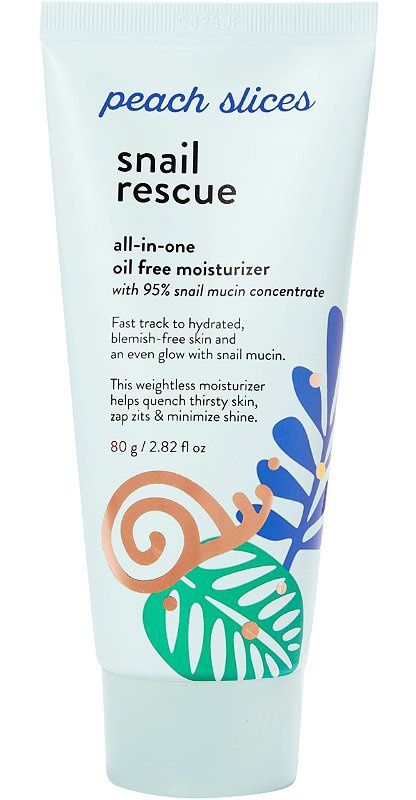 Peach slices Snail Rescue All-In-One Oil Free Moisturizer