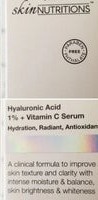 Creme de skin nutrition Hyaluronic Acid + Vitamin C