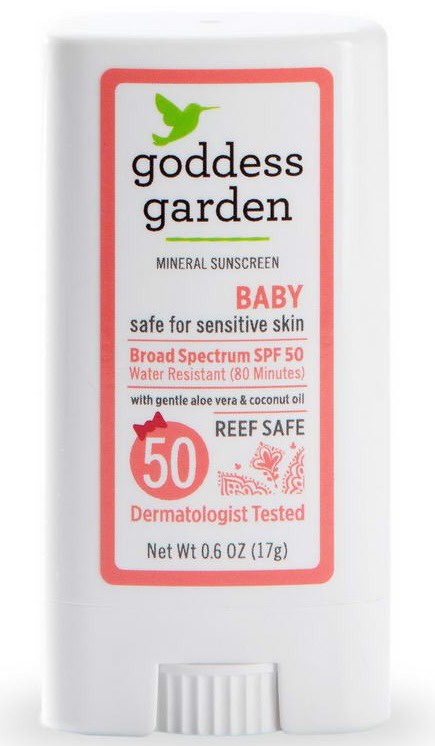 Goddess Garden Baby SPF50 Face Stick