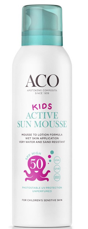 ACO Kids Active Sun Mousse SPF50