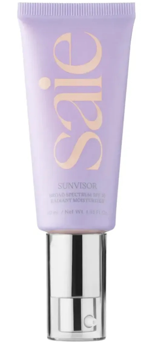 SAIE Sunvisor Radiant Moisturizing Face Sunscreen SPF 35