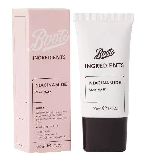 Boots Ingredients Niacinamide Clay Mask