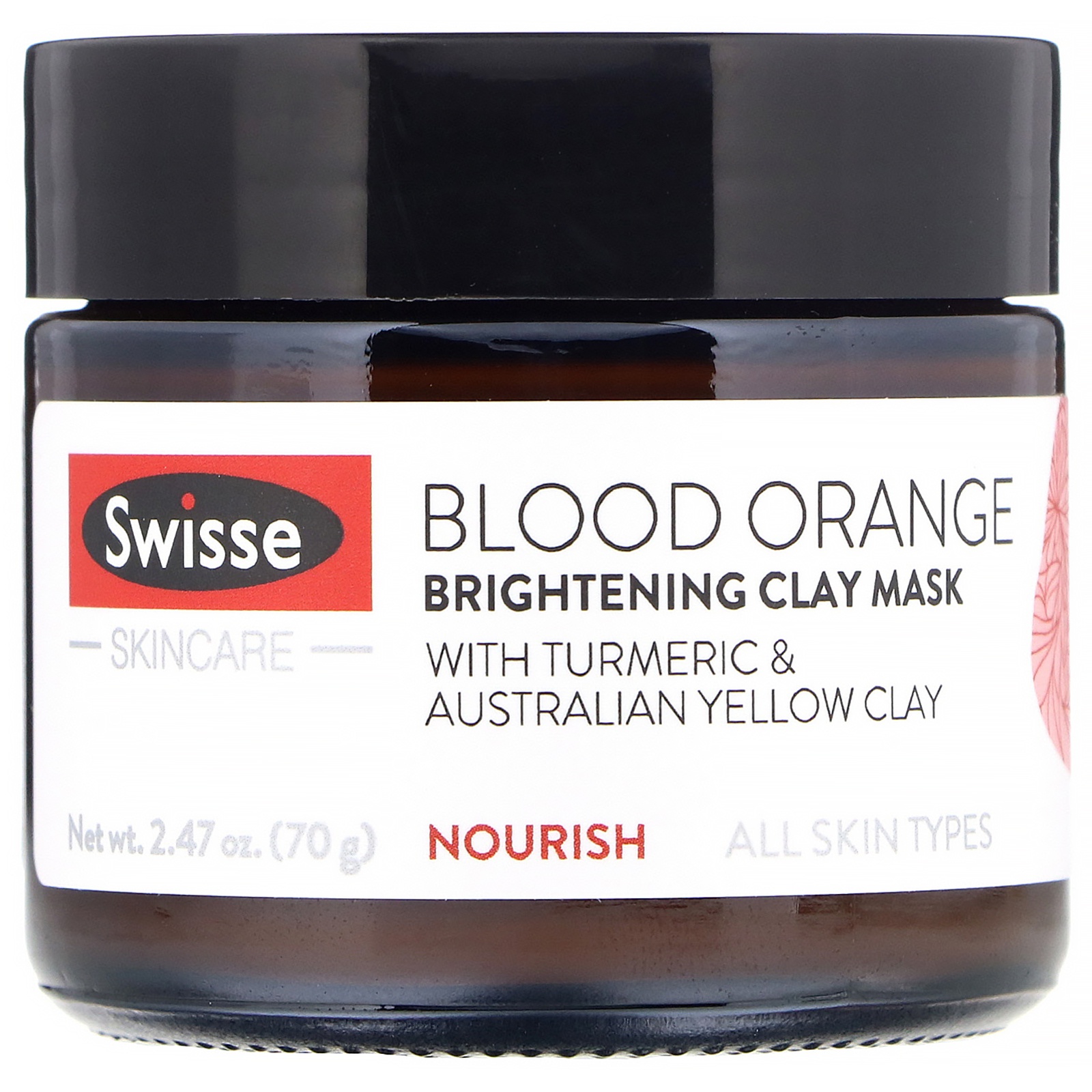 Swisse Skincare Blood Orange Brightening Clay Mask