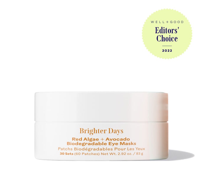 Three Ships Brighter Days Red Algae + Avocado Biodegradable Eye Mask