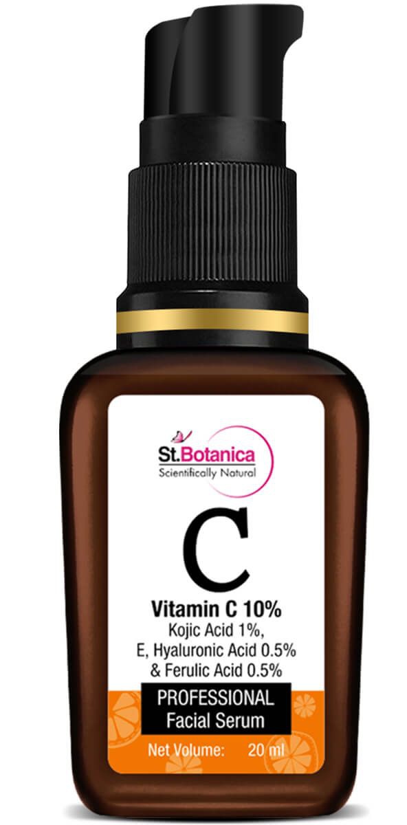 St. Botanica Vitamin C 10% + Kojic Acid 1% + Ferulic Acid 0.5% Professional Face Serum