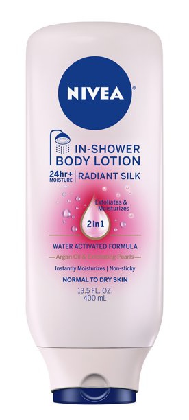 Nivea Radiant Silk In-Shower Body Lotion