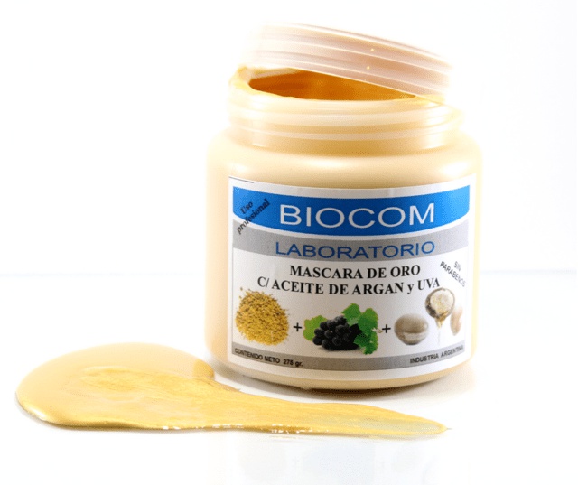 Biocom Gold Mask With Argan And Grape Oil