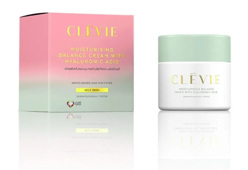 Clēvie Moisturising Balance Cream With Hyaluronic Acid