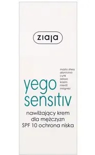 Ziaja Yego Sensitiv, Moisturizer For Men, SPF10