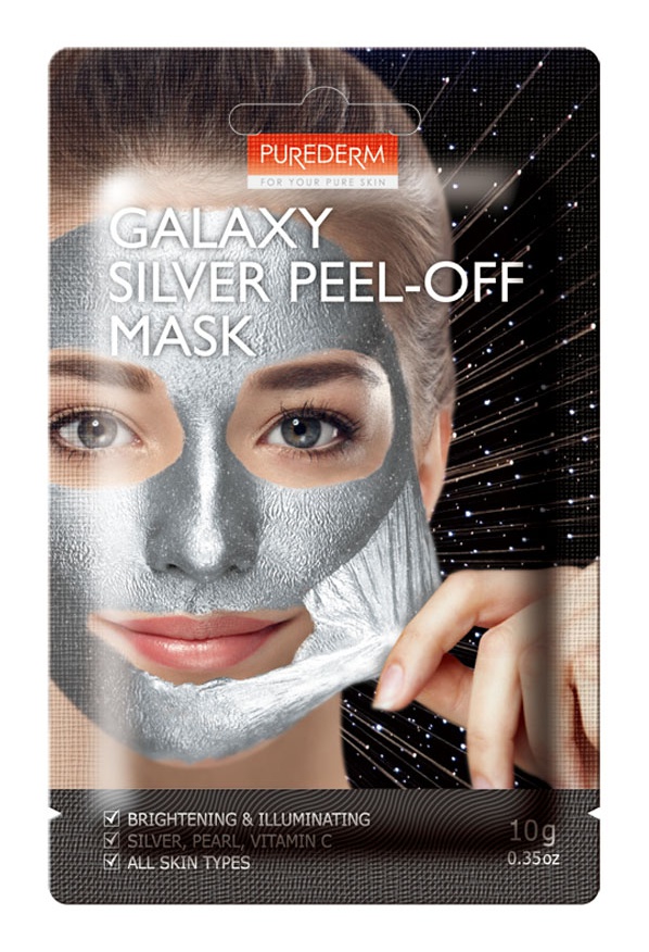 PUREDERM Galaxy Silver Peel-Off Mask