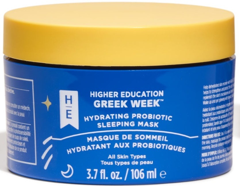 Higher Education Skin Care Greek Week™ Hydrating Probiotic Sleeping Mask