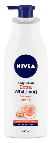 Nivea Extra Whitening Cell Repair And Uv Protect Body Lotion Spf 15