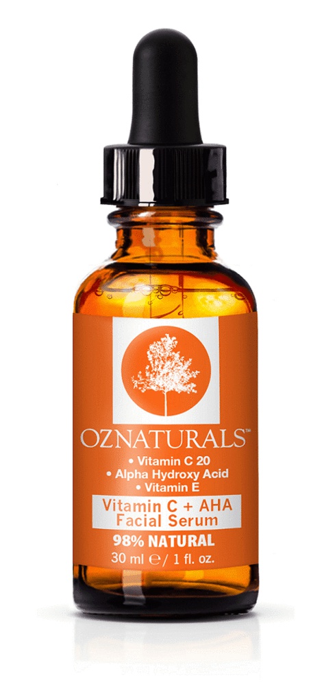 OZNaturals Vitamin C + Aha Facial Serum