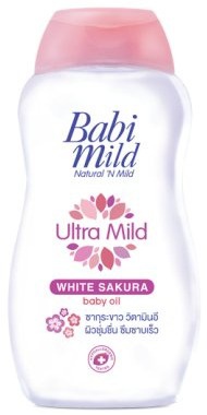 Babi Mild Ultra Mild Baby Oil Sakura