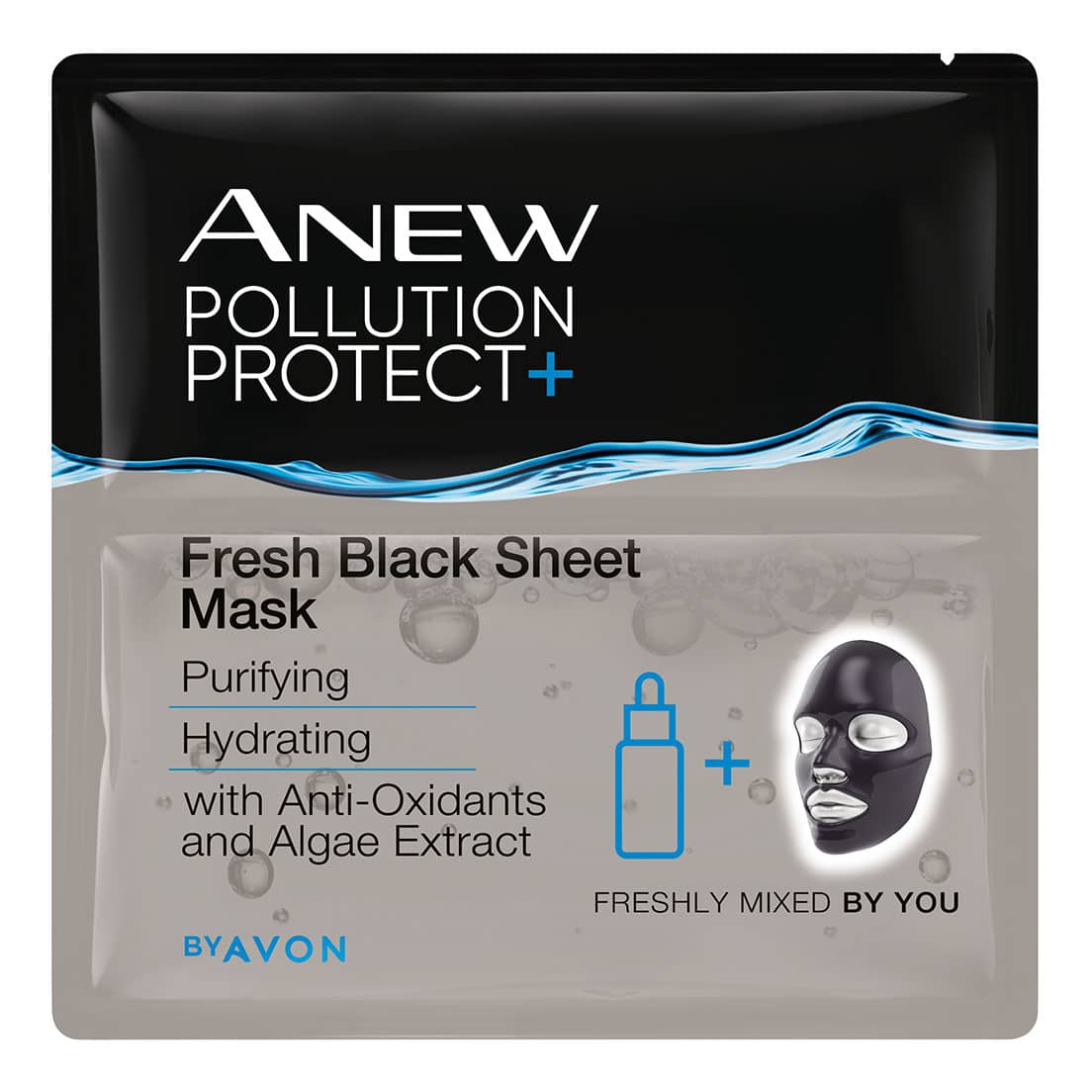 Avon Anew  Fresh Black Sheet Mask