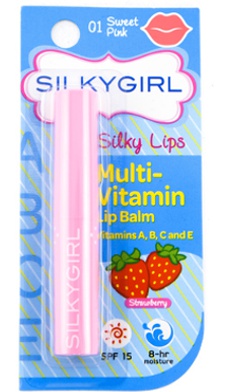 Silky Girl Multi-vitamin Lip Balm 01 Sweet Pink