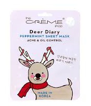 Deer Diary Peppermint Sheet Mask (Acne & Oil Control)