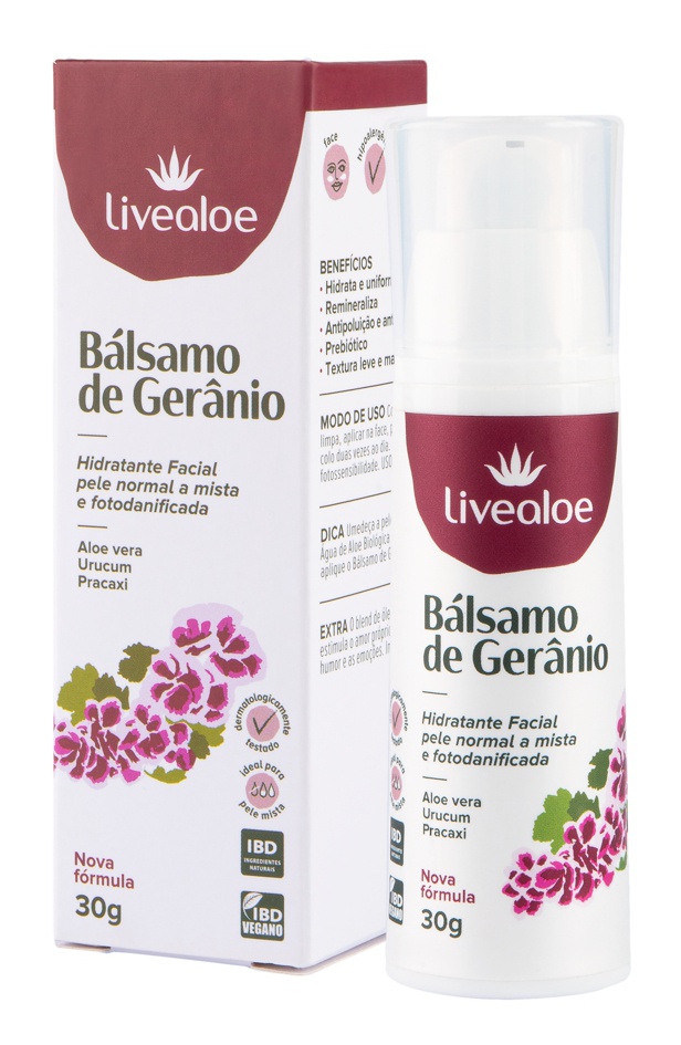 Livealoe Balsamo De Geranio