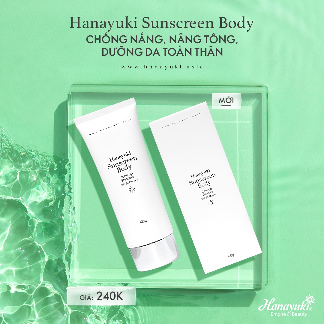 Hanayuki Tone-up Sunscreen Body