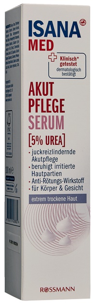 Isana Med Akut Pflege Serum 5 Urea Ingredients Explained