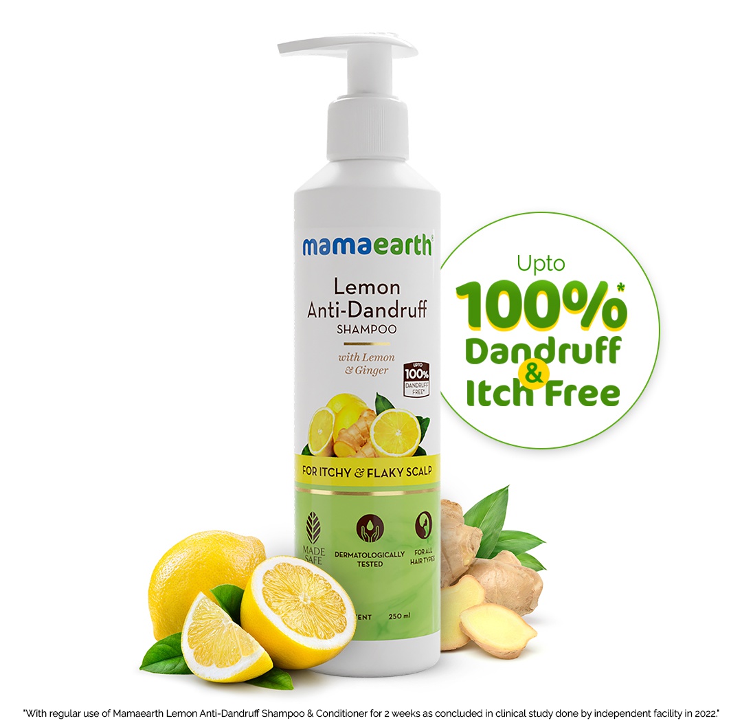 Mamaearth Lemon Anti-dandruff Shampoo With Lemon & Ginger