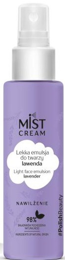 Floslek Mist Cream Light Face Emulsion Lavender