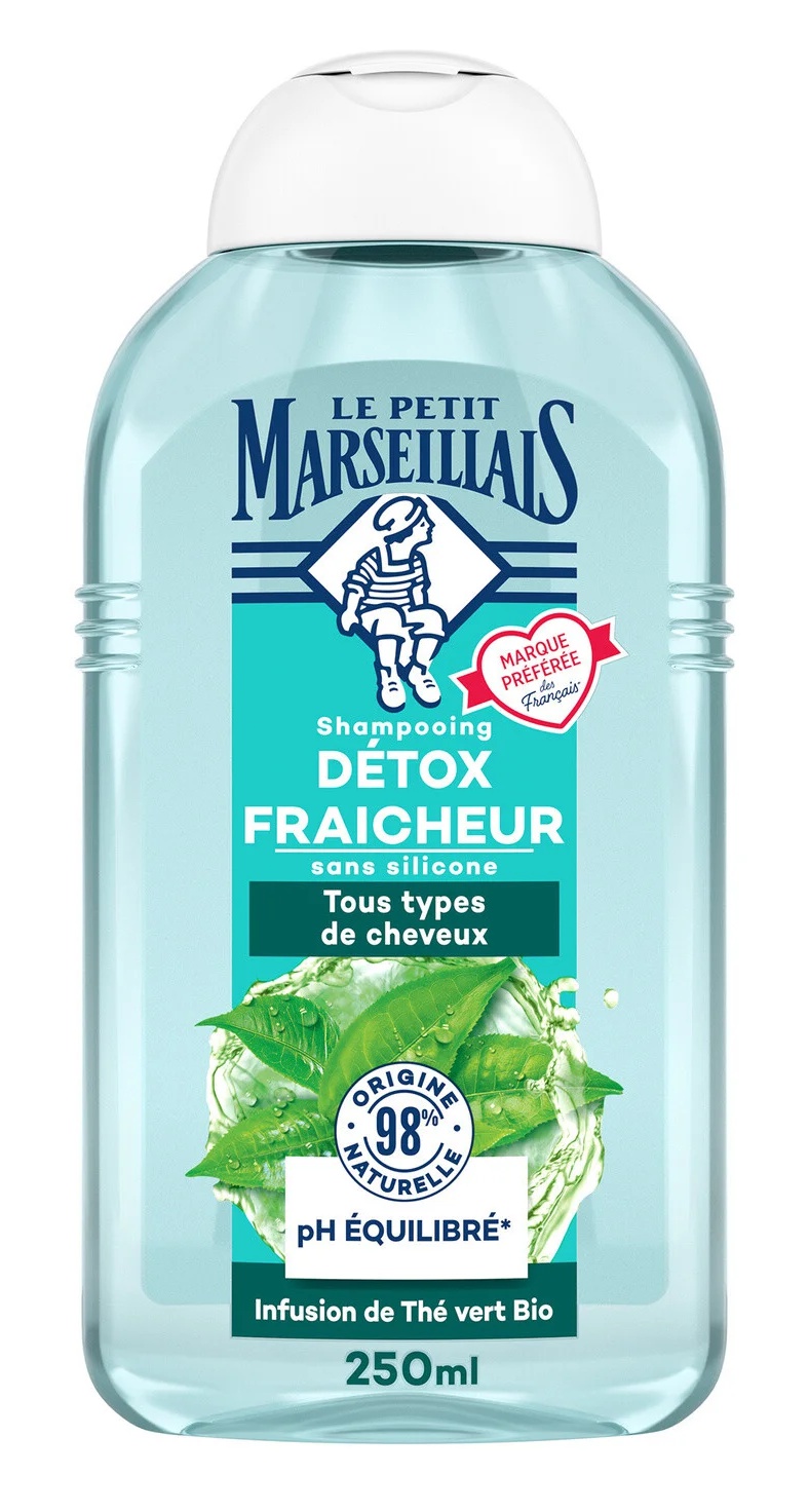 Le Petit Marseillais Shampoo Detox Green Tea Freshness Infusion Organic