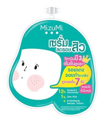 MizuMi B3 Acne Concentrate Serum 6 G.
