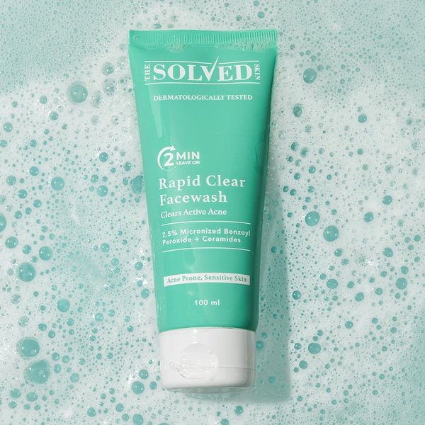 The solved skin Rapid Clear Facewash