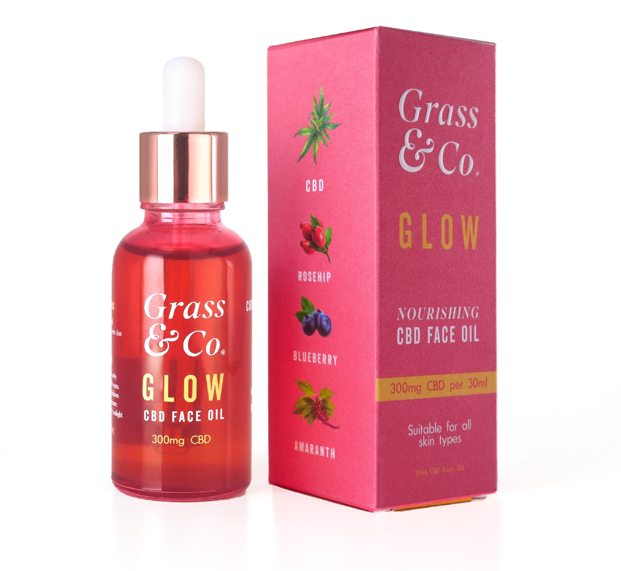 Grass & Co Glow Nourishing CBD Face Oil