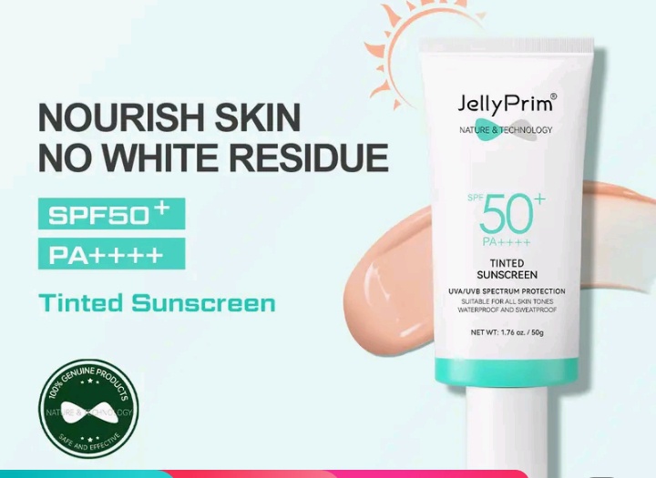 Jellyprim Tinted Sunscreen SPF50 Pa++++