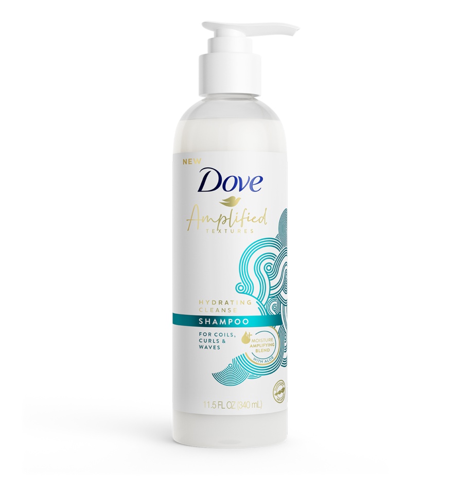 Dove Amplified Textures Hydrating Cleanse Shampoo