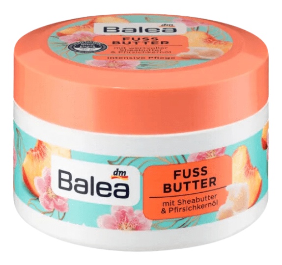 Balea Fussbutter Sheabutter Und Pfirsichkernöl
