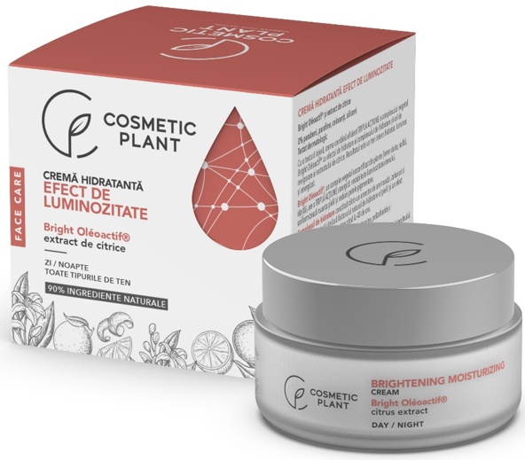 Cosmetic Plant Cremă Hidratantă Cu Efect De Luminozitate Cu Bright Oléoactif® & Extract De Citrice