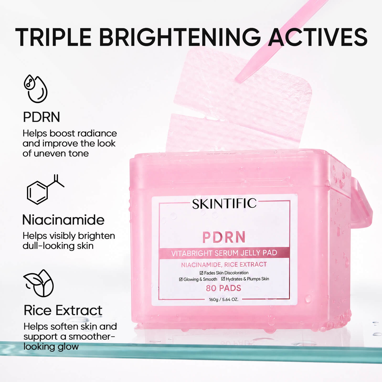 Skintific Pdrn Vitabright Serum Jelly Pad